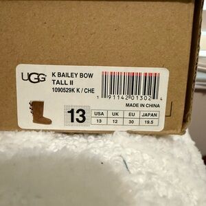 UGG Brown Bailey Bow Boots
